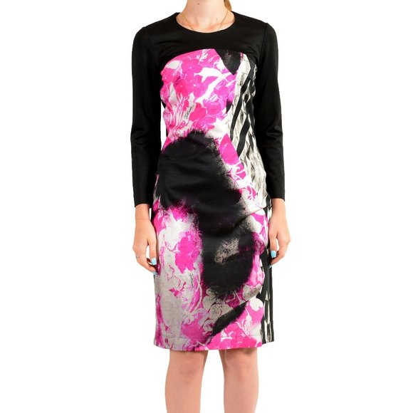 Just Cavalli Women's Long Sleeve Bodycon Dress